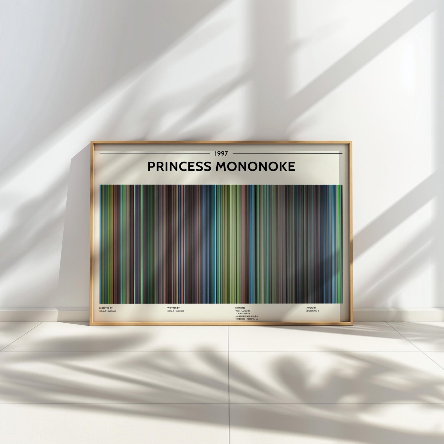 Princess Mononoke (1997) Barcode Palette