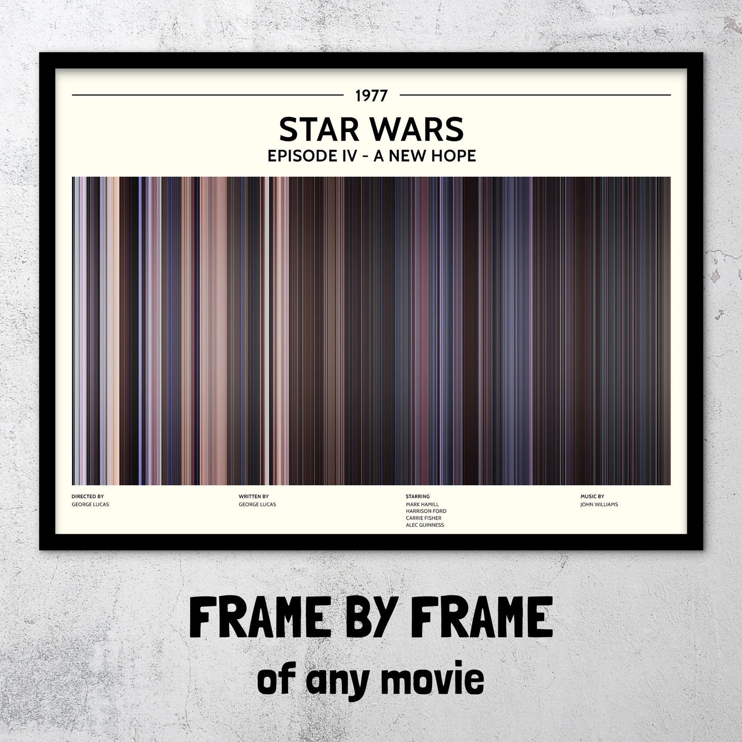 Star Wars: Episode IV - A New Hope (1977) Barcode Palette
