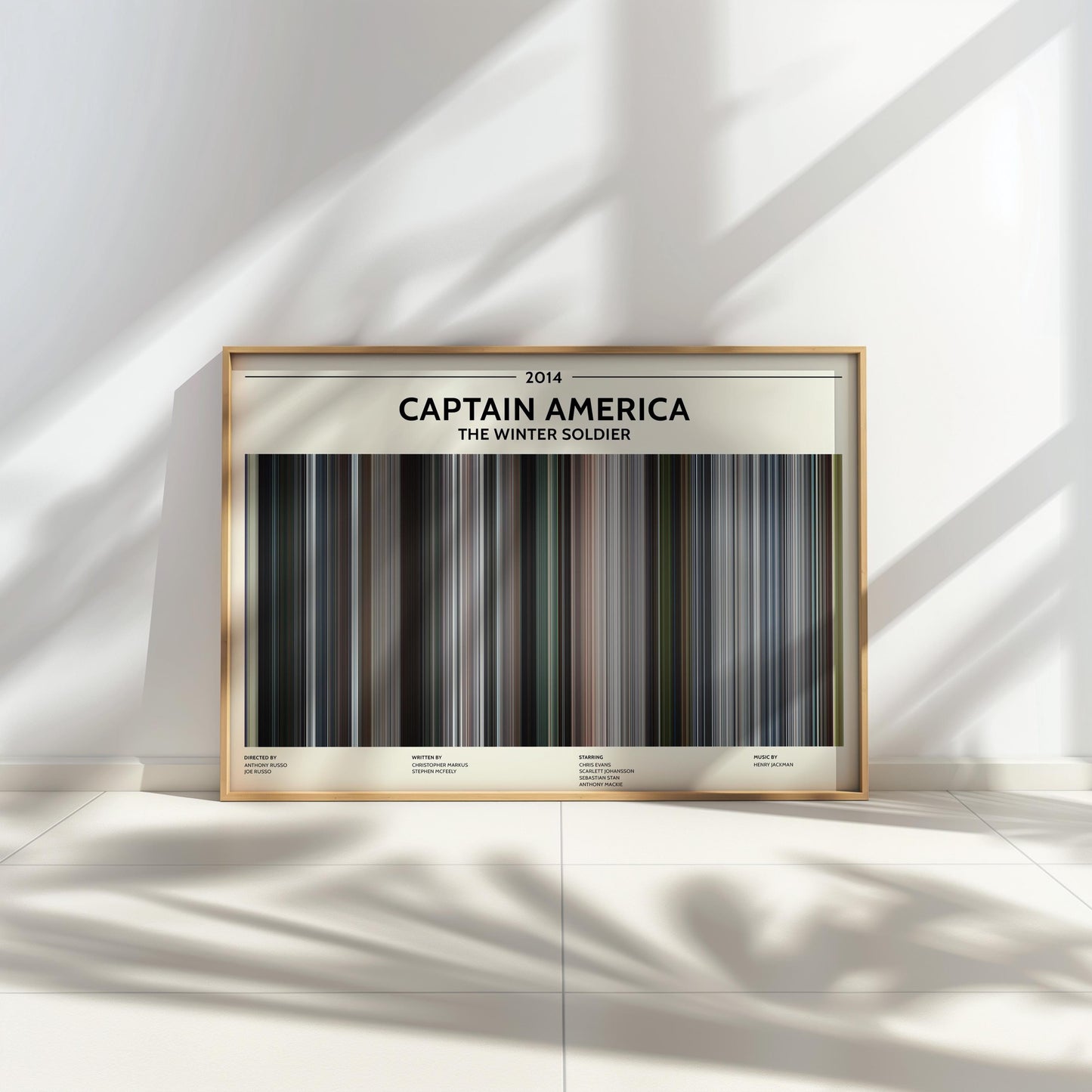 Captain America: The Winter Soldier (2014) Barcode Palette