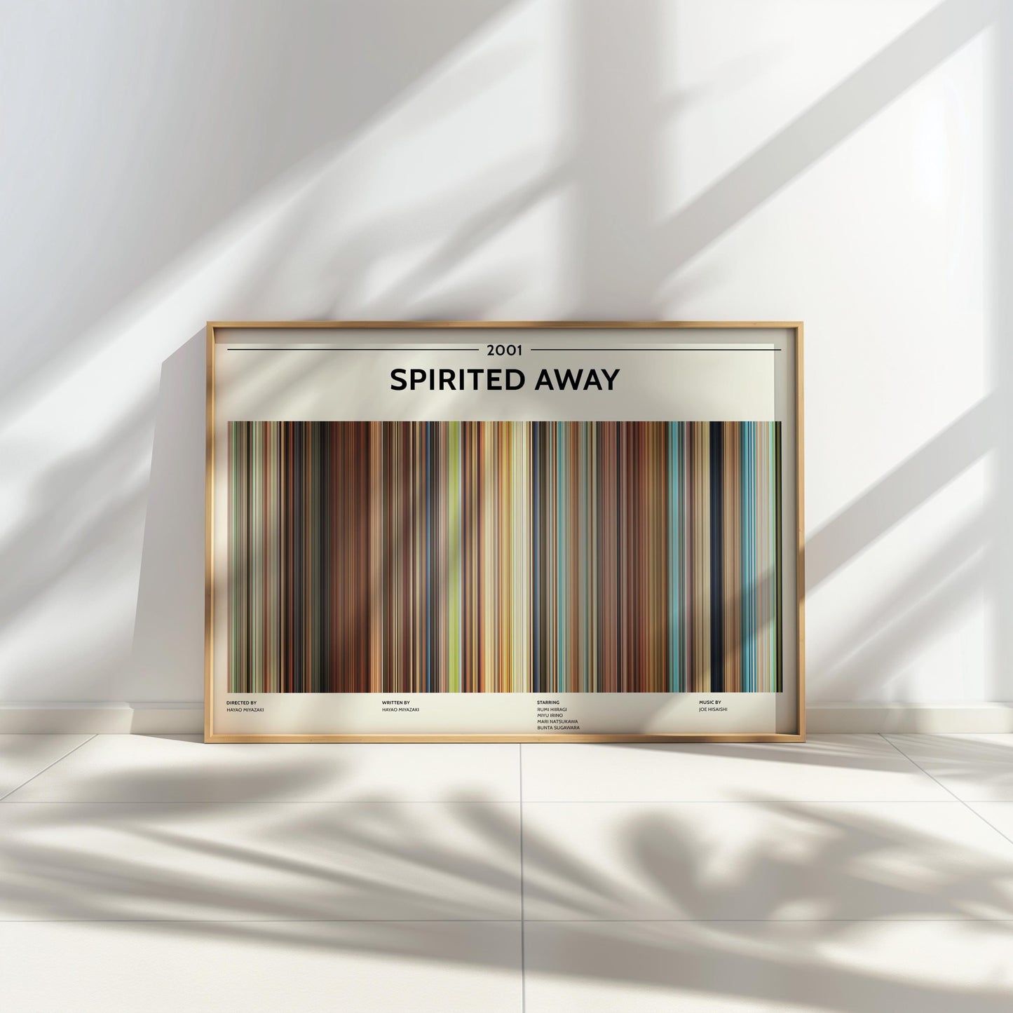 Spirited Away (2001) Barcode Palette