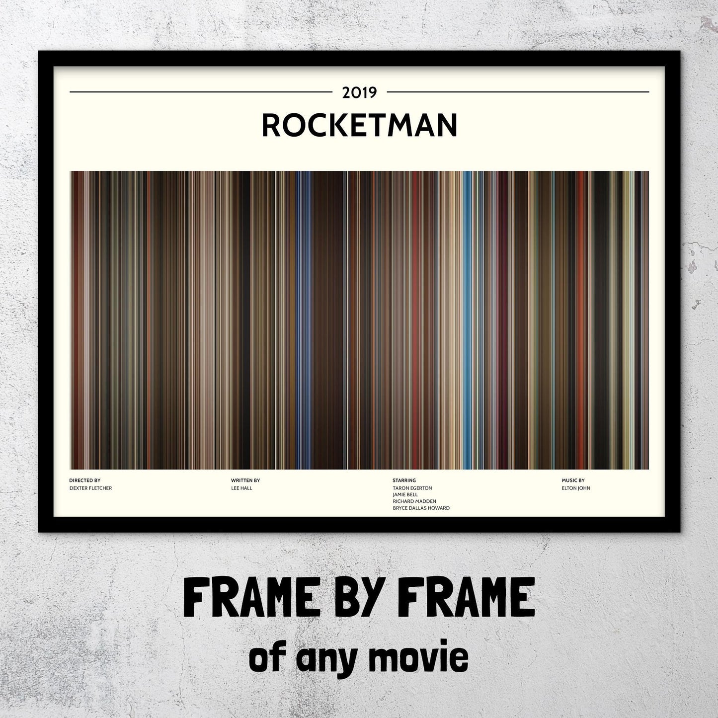 Rocketman (2019) Barcode Palette