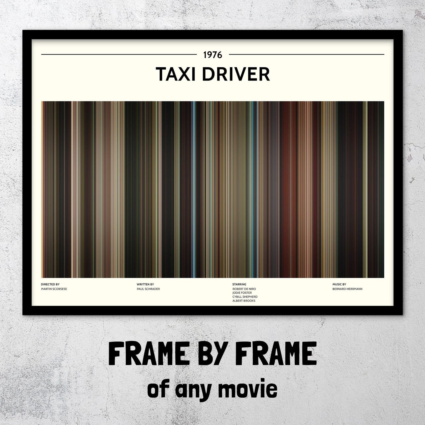 Taxi Driver (1976) Barcode Palette