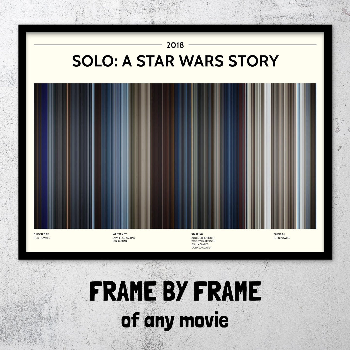 Solo: A Star Wars Story (2018) Barcode Palette