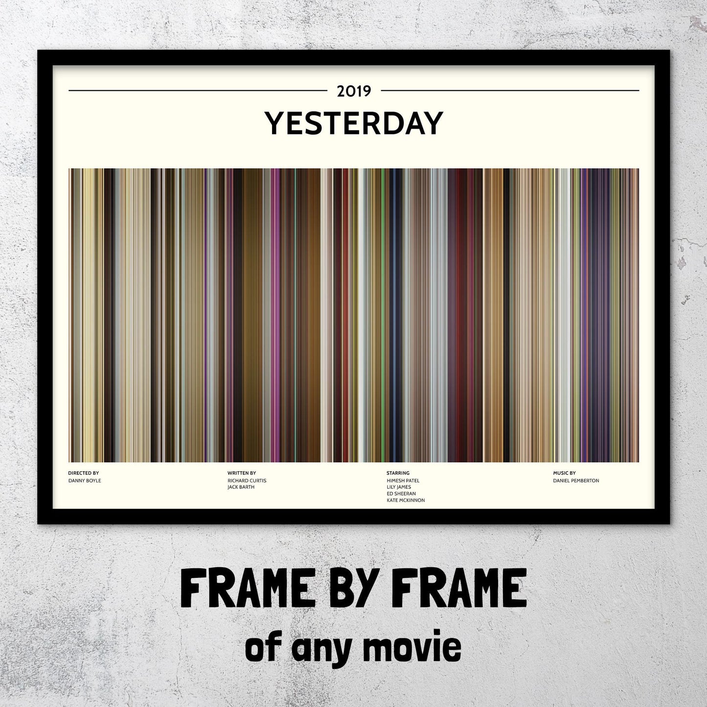 Yesterday (2019) Barcode Palette