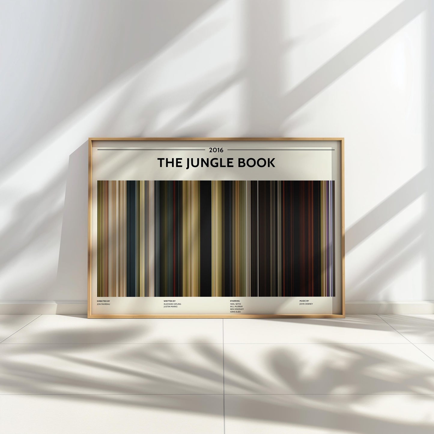 The Jungle Book (2016) Barcode Palette