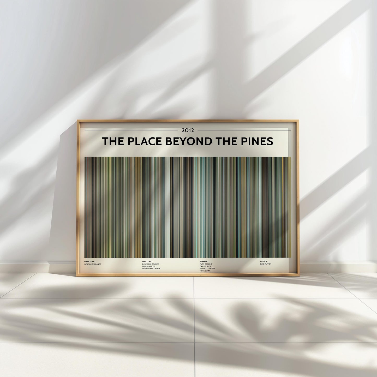 The Place Beyond the Pines (2012) Barcode Palette