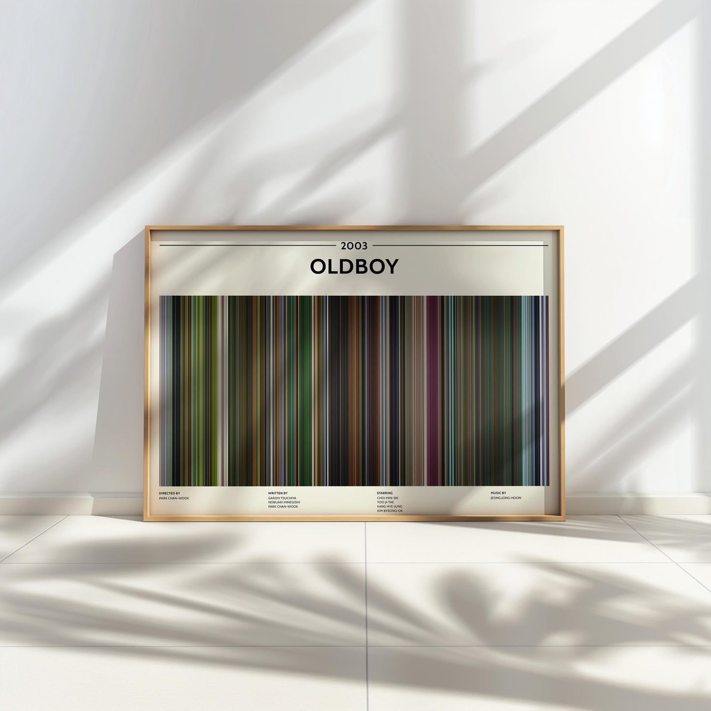 Oldboy (2003) Barcode Palette