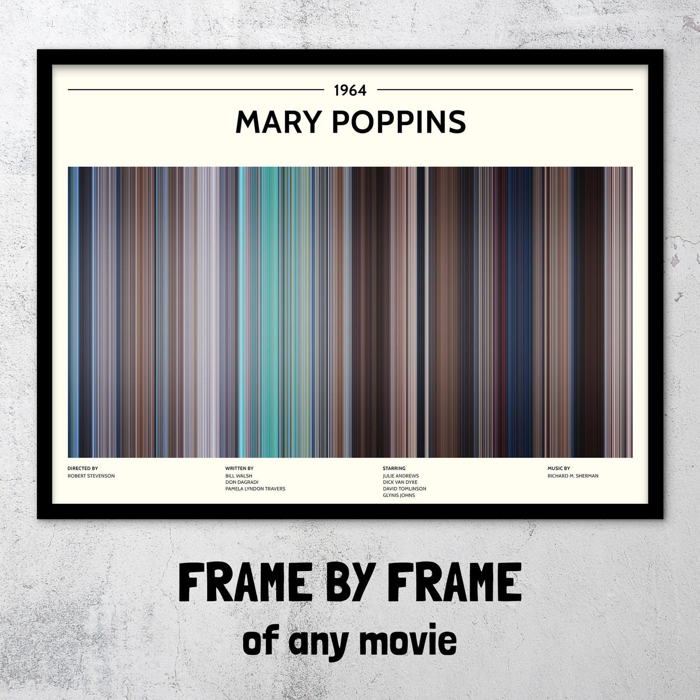 Mary Poppins (1964) Barcode Palette