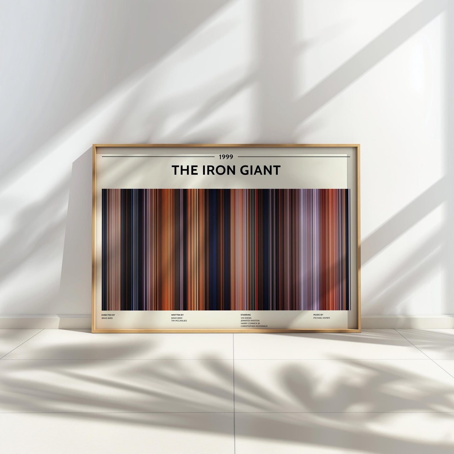 The Iron Giant (1999) Barcode Palette