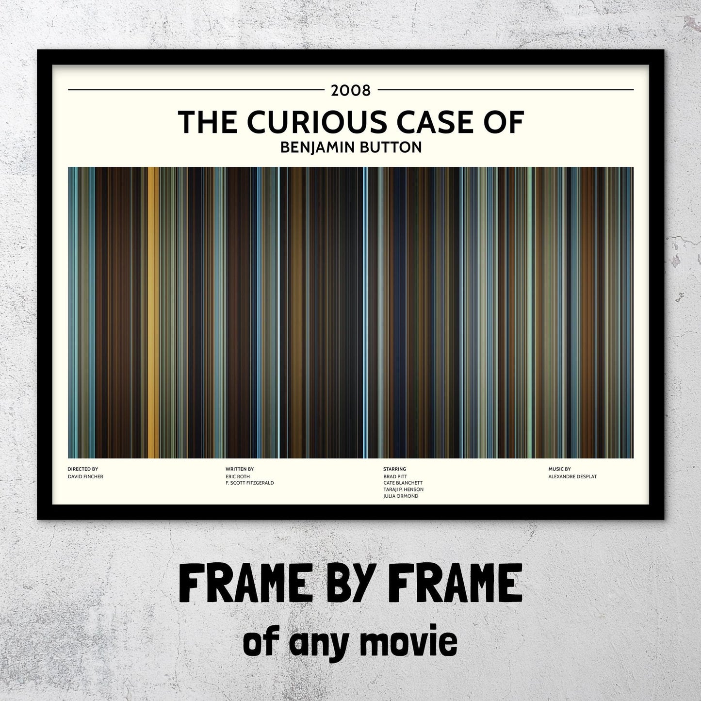 The Curious Case of Benjamin Button (2008) Barcode Palette