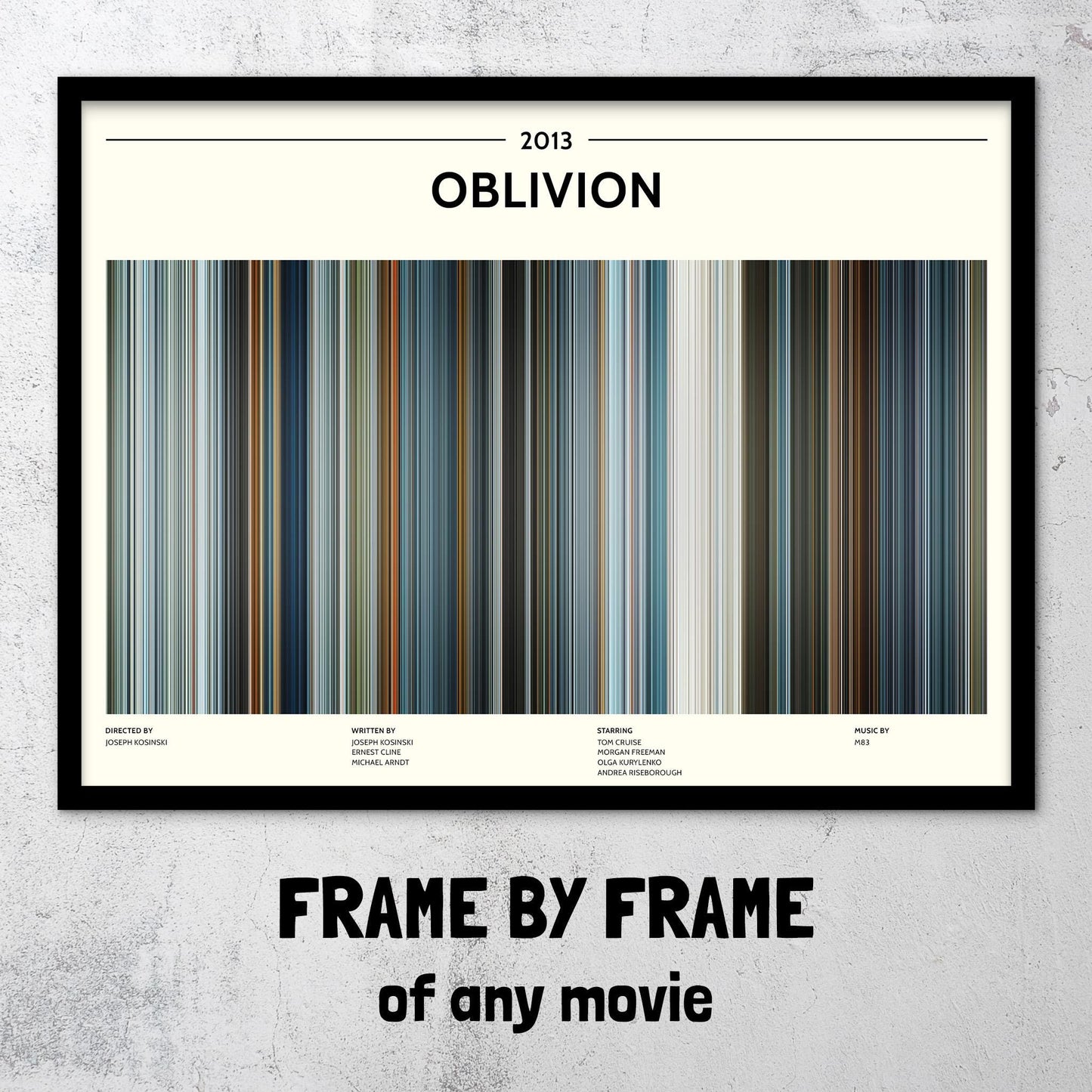 Oblivion (2013) Barcode Palette