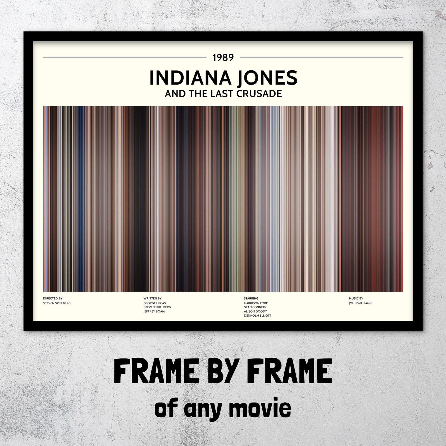 Indiana Jones and the Last Crusade (1989) Barcode Palette