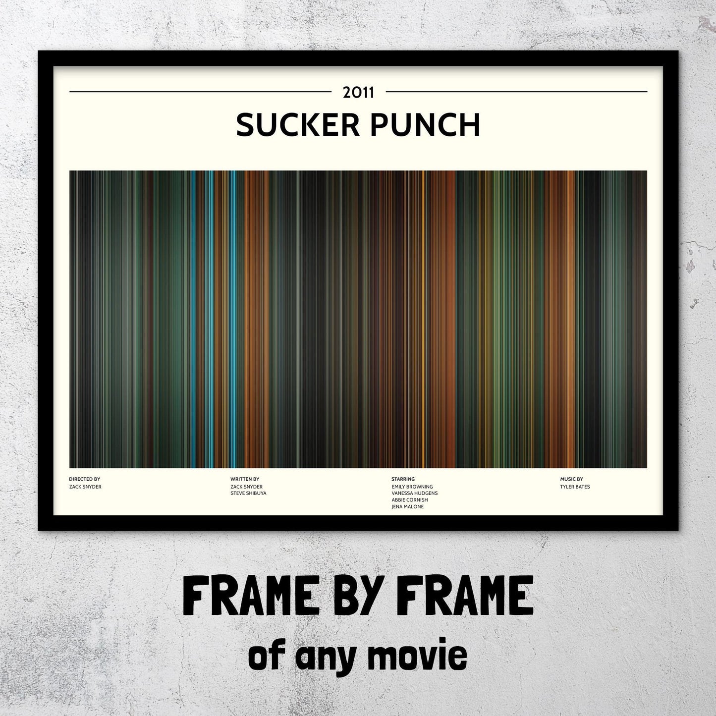 Sucker Punch (2011) Barcode Palette