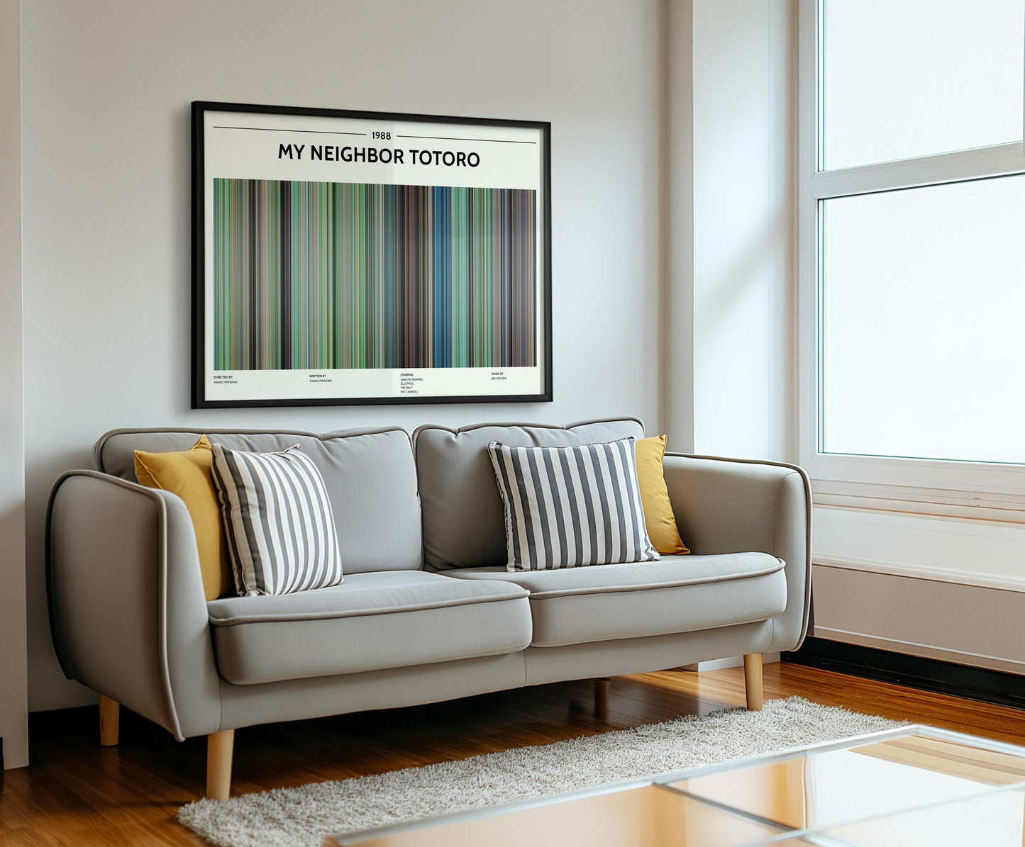 My Neighbor Totoro (1988) Barcode Palette