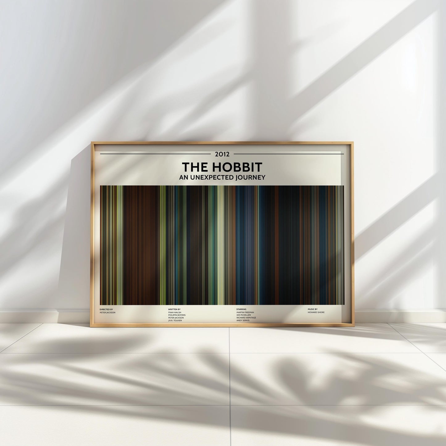 The Hobbit: An Unexpected Journey (2012) Barcode Palette
