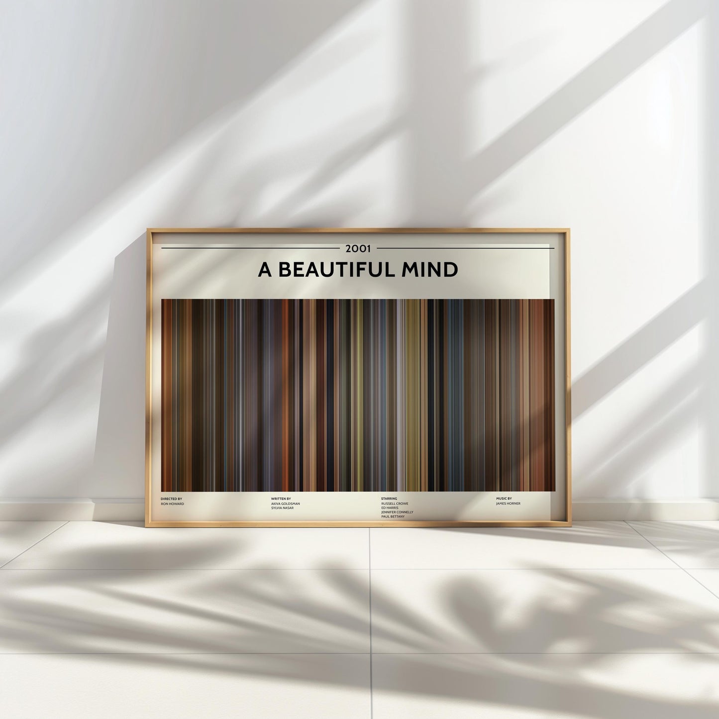 A Beautiful Mind (2001) Barcode Palette