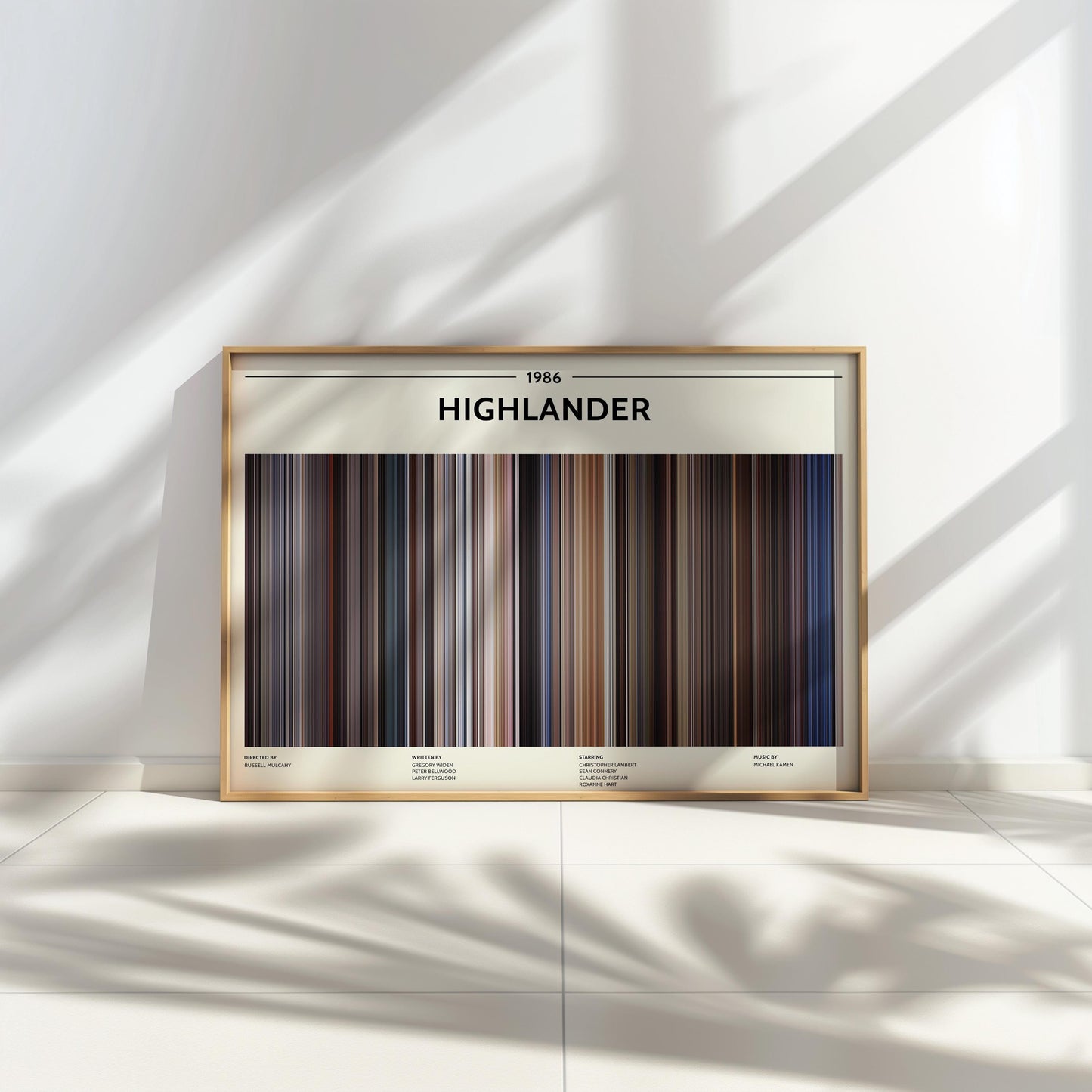 Highlander (1986) Barcode Palette