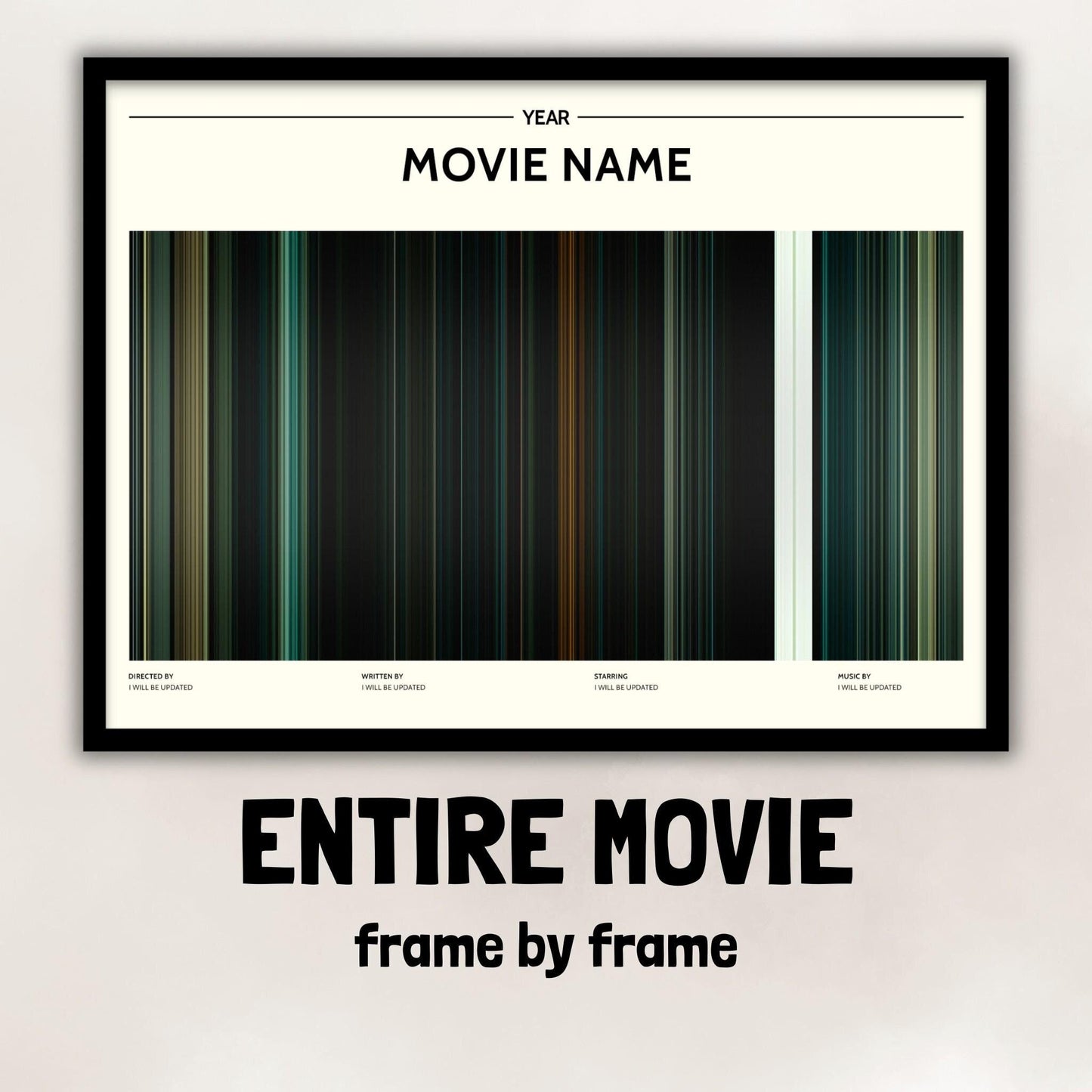 Custom Movie Barcode Palette