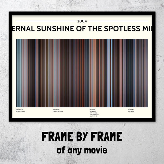 Eternal Sunshine of the Spotless Mind (2004) Barcode Palette