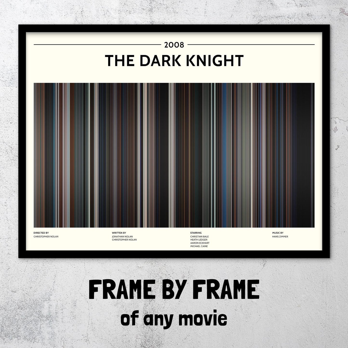 The Dark Knight (2008) Barcode Palette