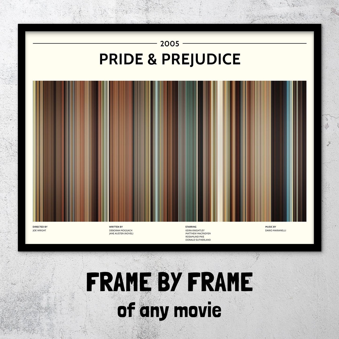 Pride & Prejudice (2005) Barcode Palette