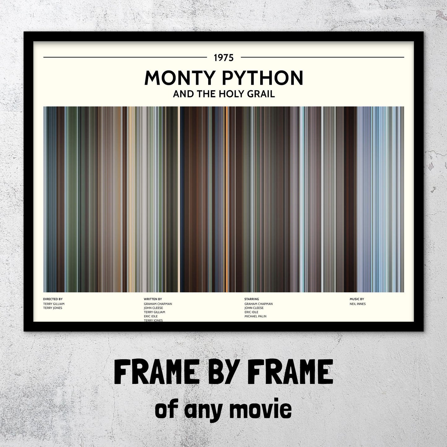 Monty Python and the Holy Grail (1975) Barcode Palette