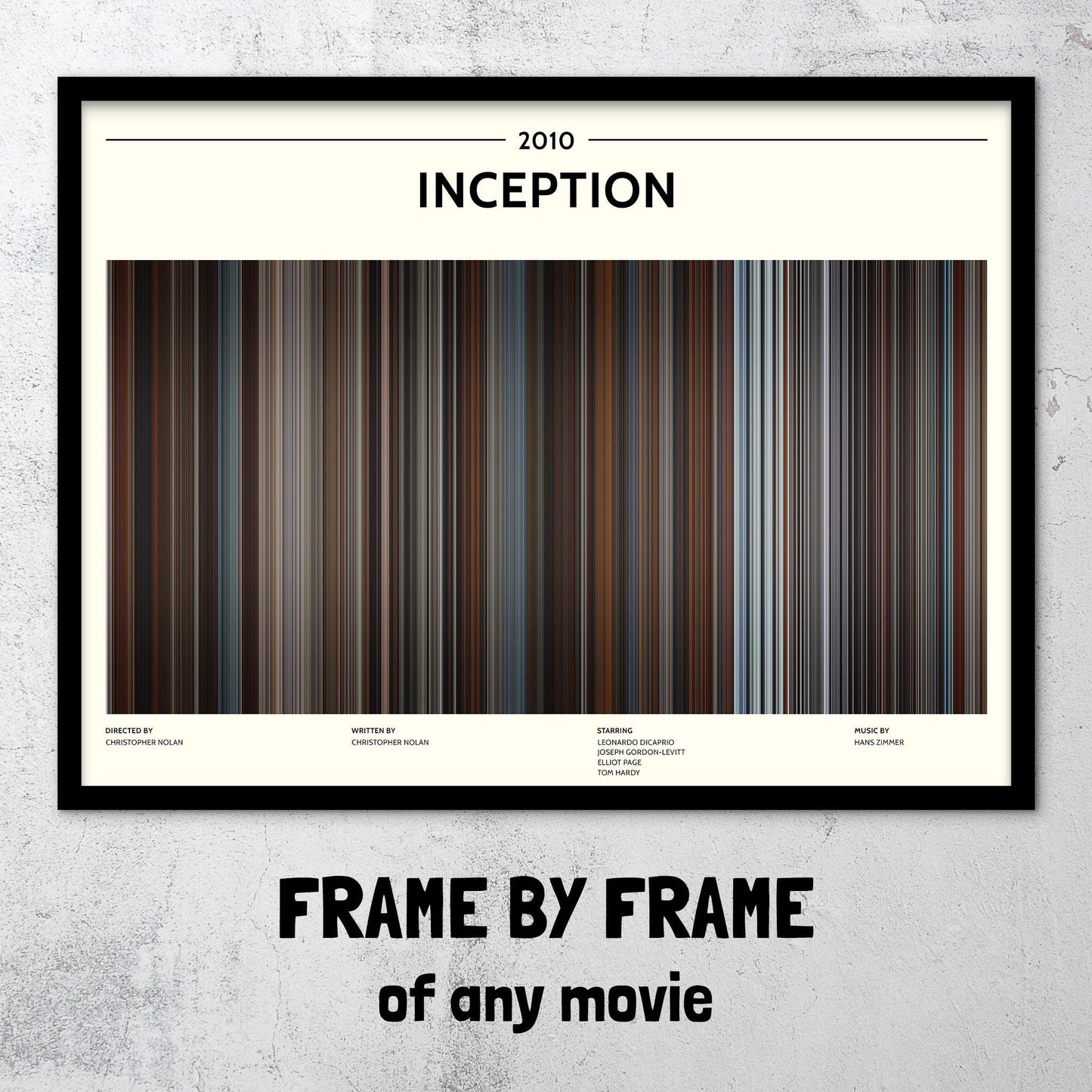 Inception (2010) Barcode Palette