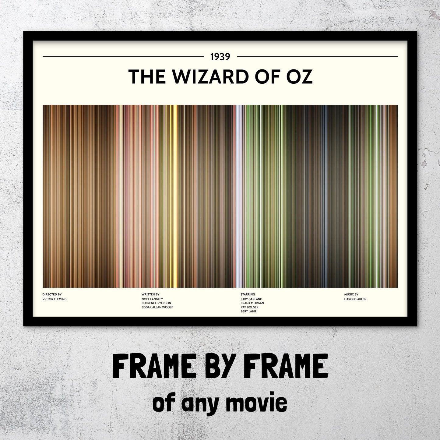 The Wizard of Oz (1939) Barcode Palette