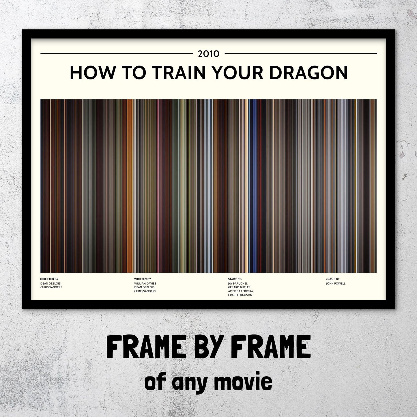 How to Train Your Dragon (2010) Barcode Palette