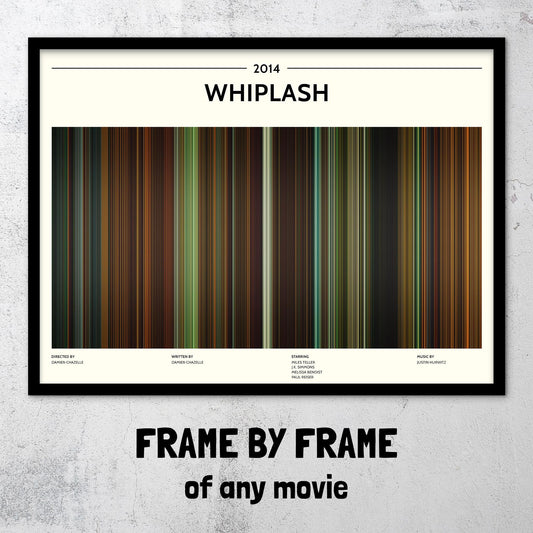 Whiplash (2014) Barcode Palette