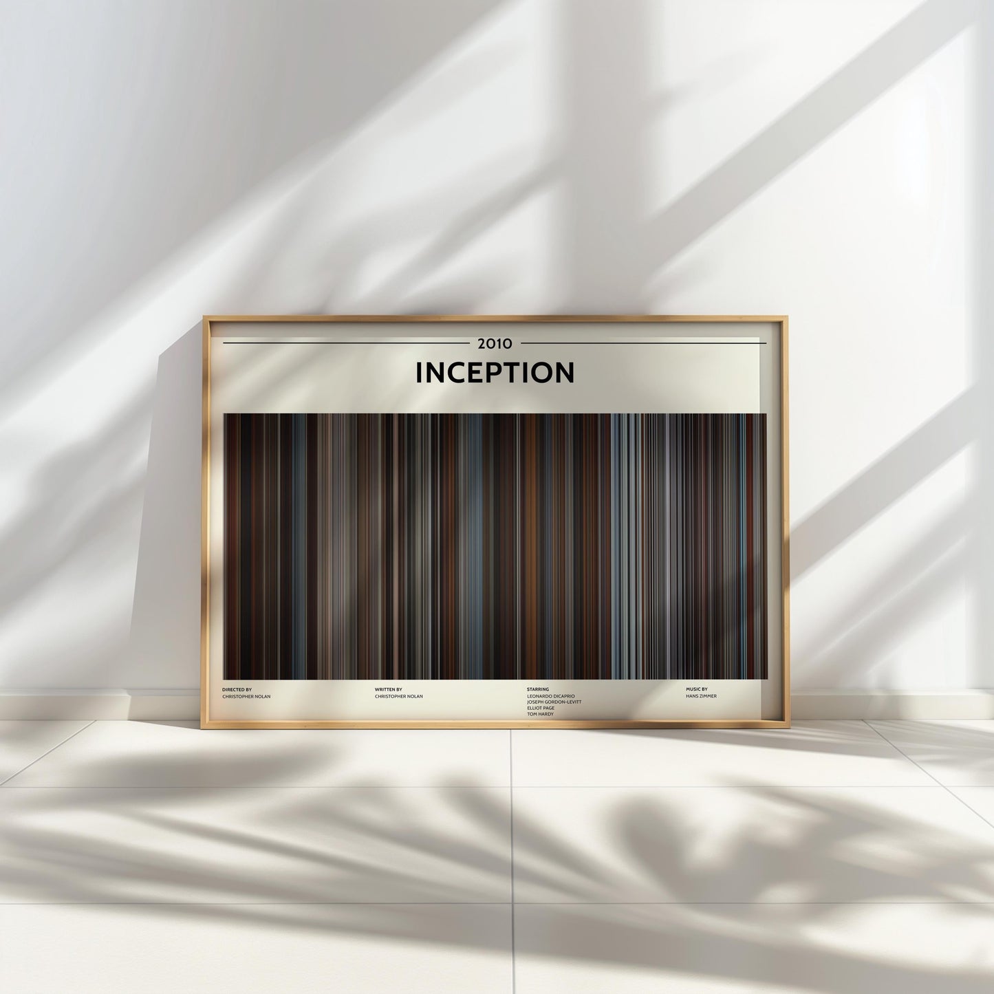 Inception (2010) Barcode Palette