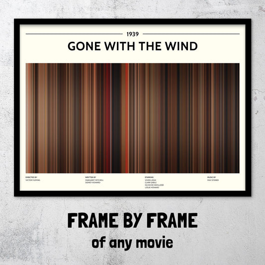 Gone with the Wind (1939) Barcode Palette