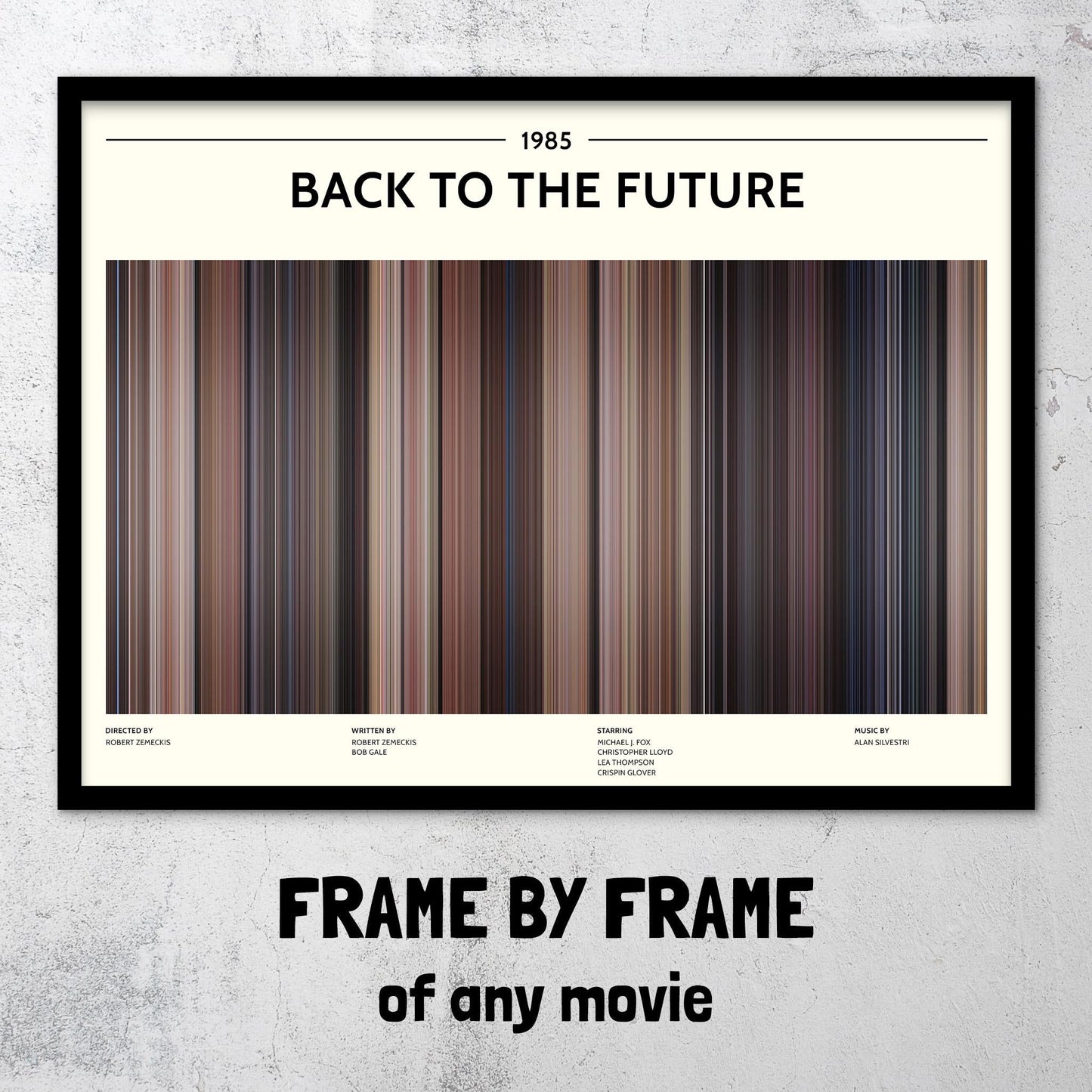 Back to the Future (1985) Barcode Palette