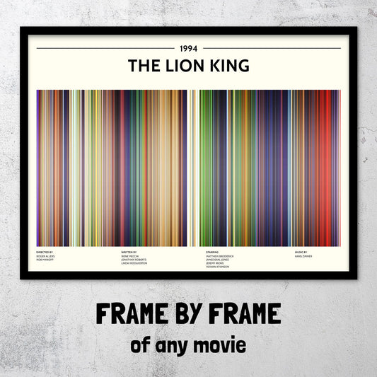 The Lion King (1994) Barcode Palette