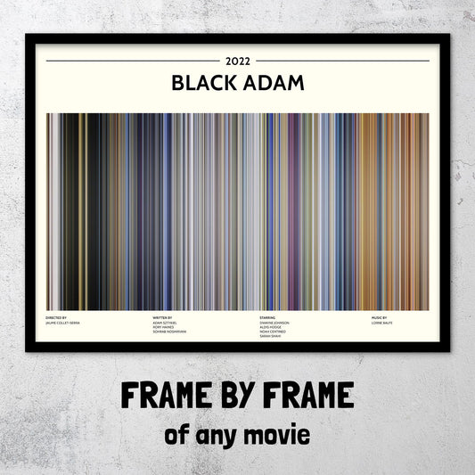 Black Adam (2022) Barcode Palette