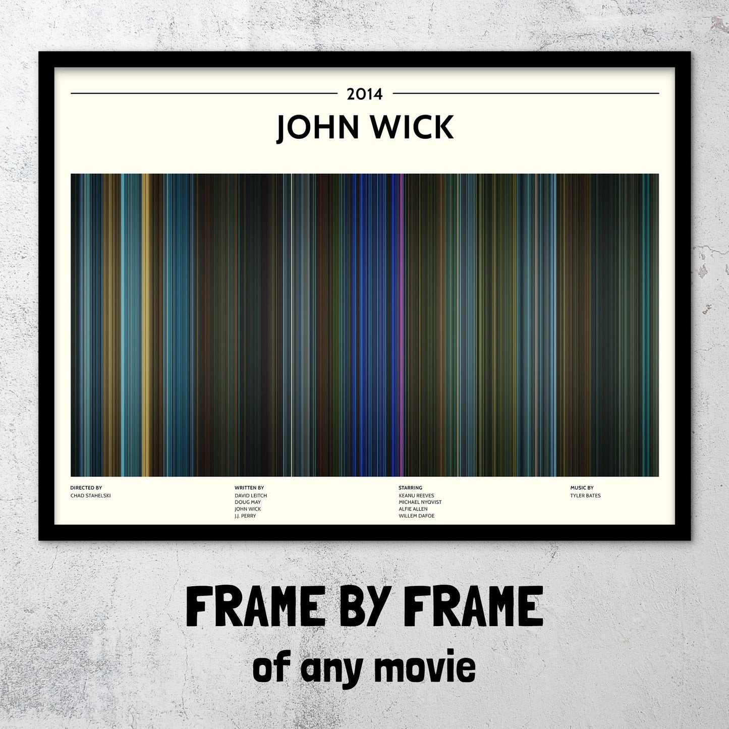 John Wick (2014) Barcode Palette