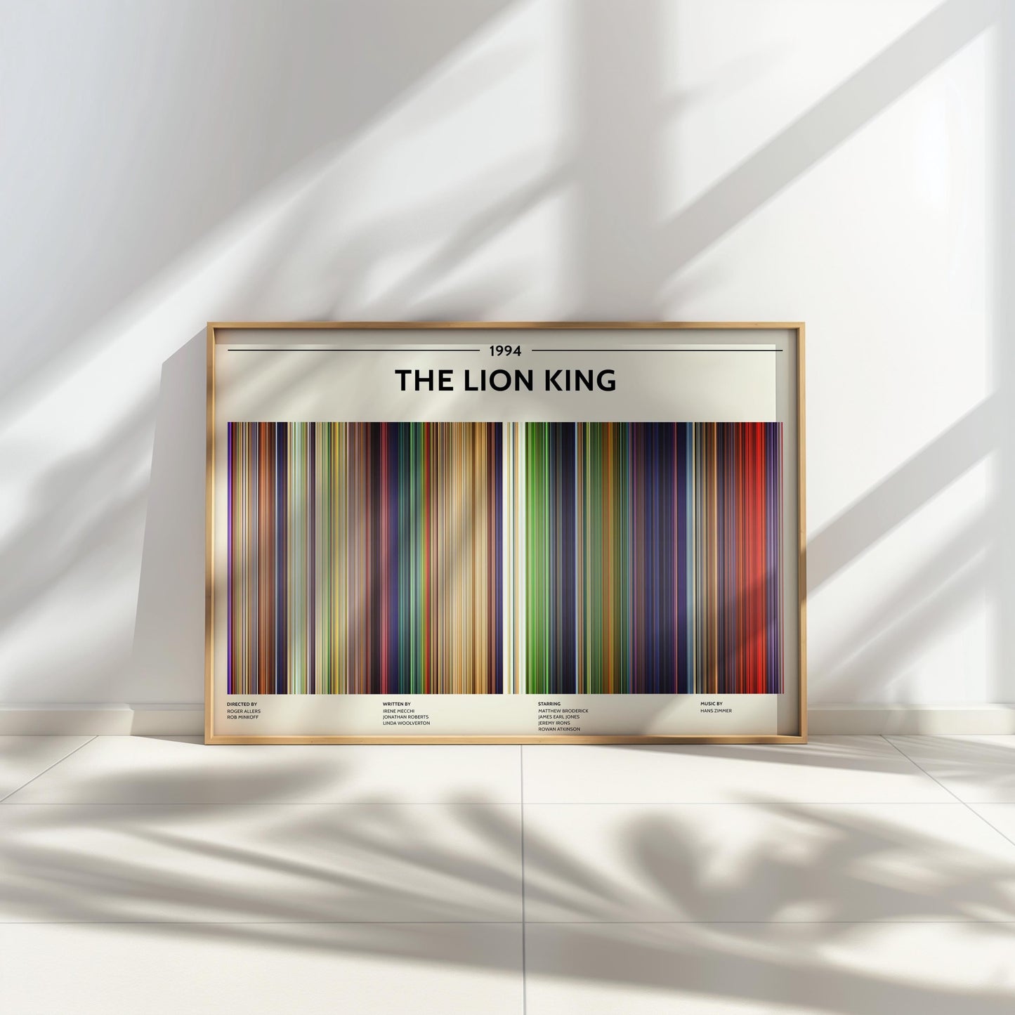 The Lion King (1994) Barcode Palette