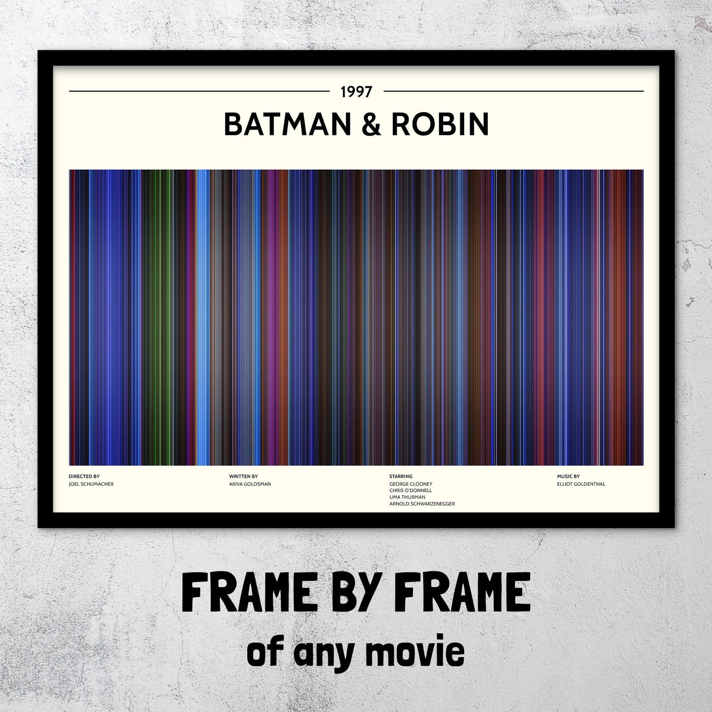 Batman & Robin (1997) Barcode Palette