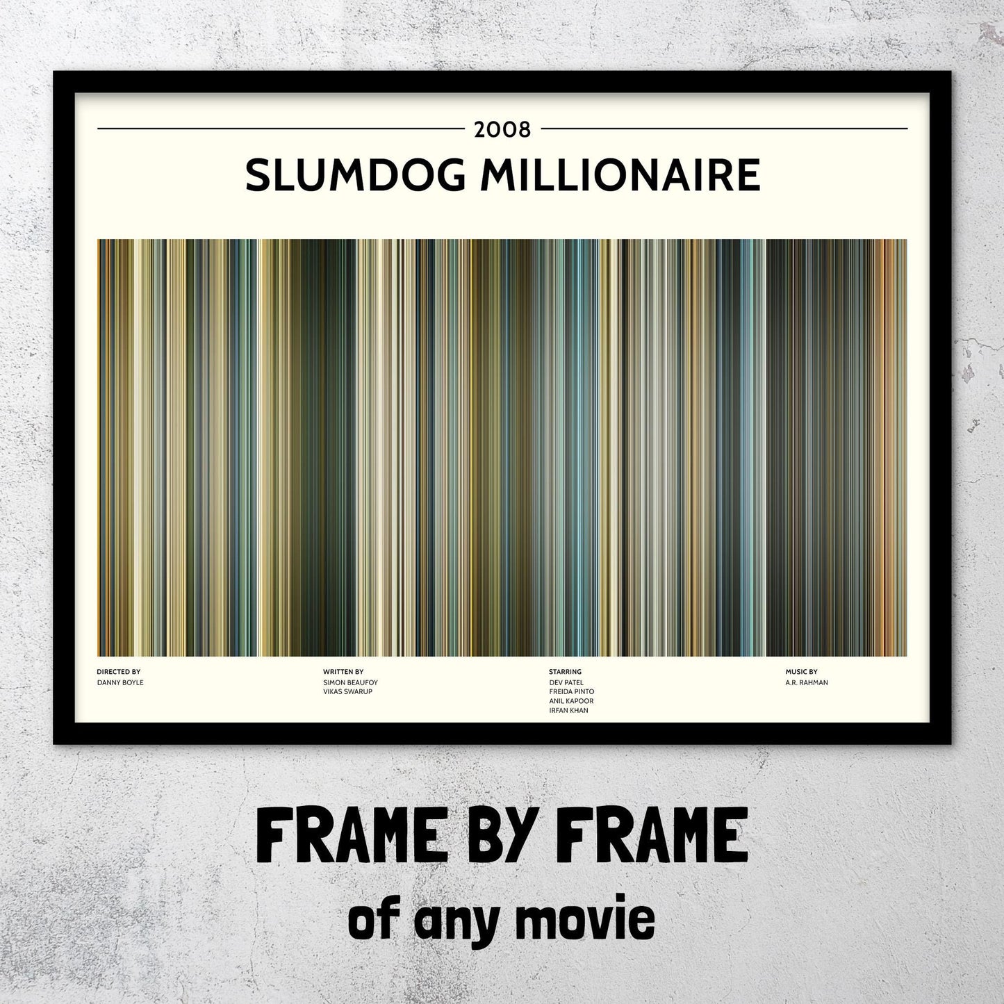 Slumdog Millionaire (2008) Barcode Palette