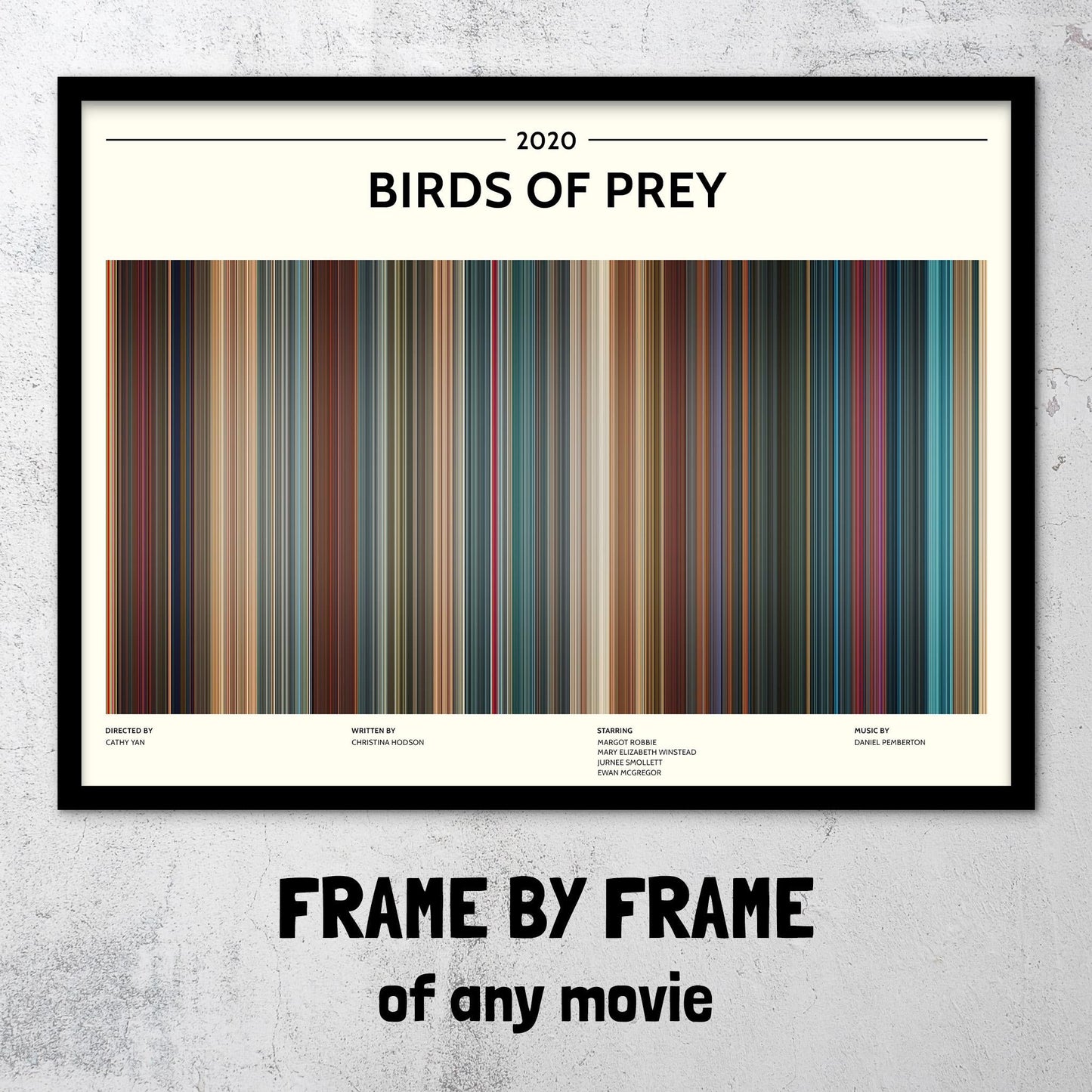 Birds of Prey (2020) Barcode Palette