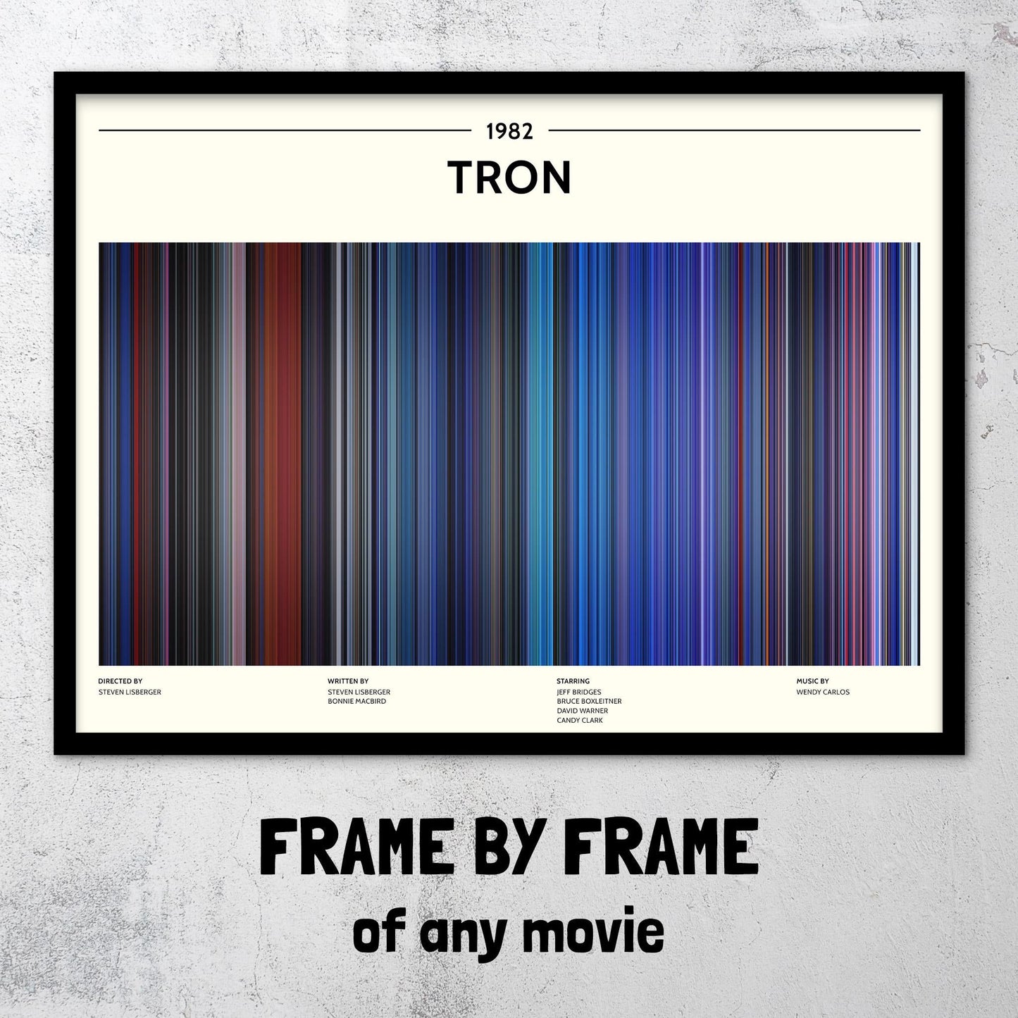 TRON (1982) Barcode Palette