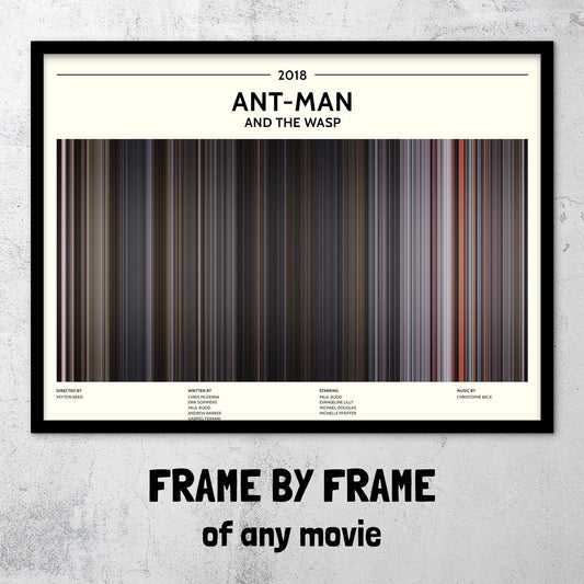 Ant-Man and the Wasp (2018) Barcode Palette