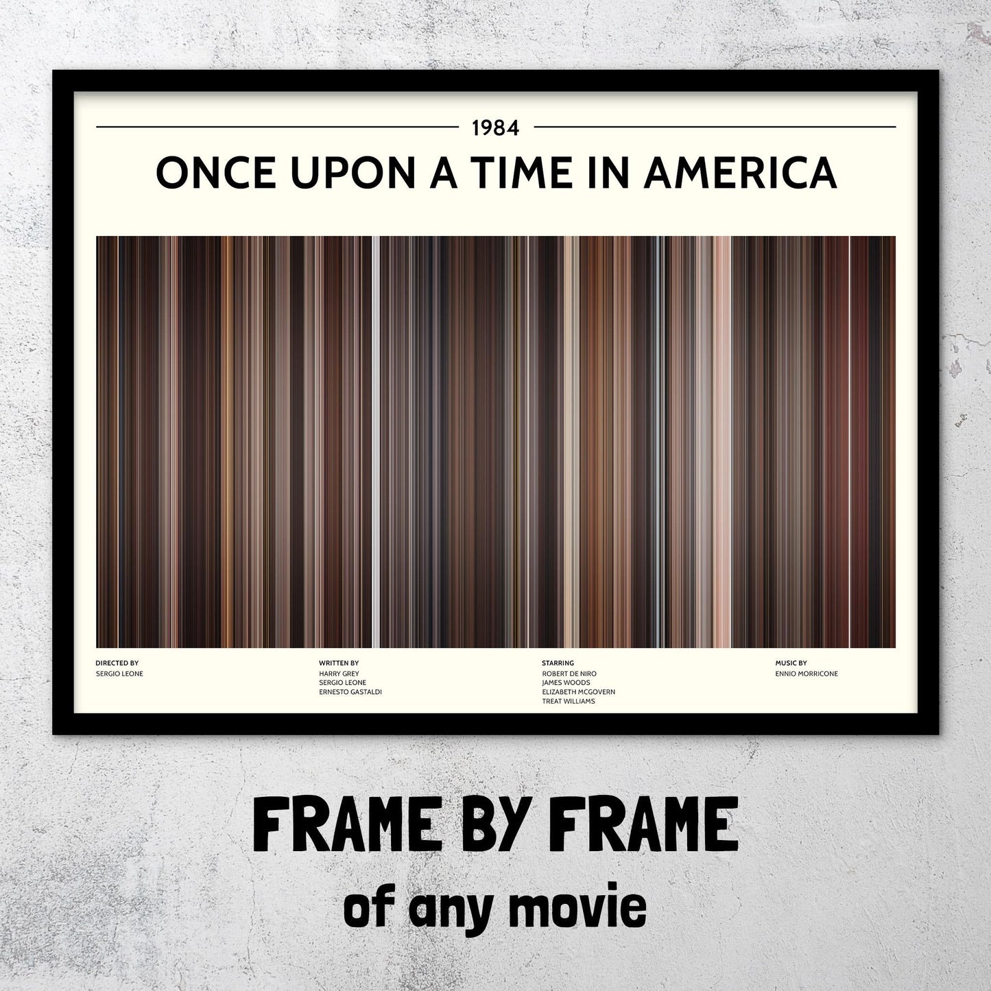 Once Upon a Time in America (1984) Barcode Palette