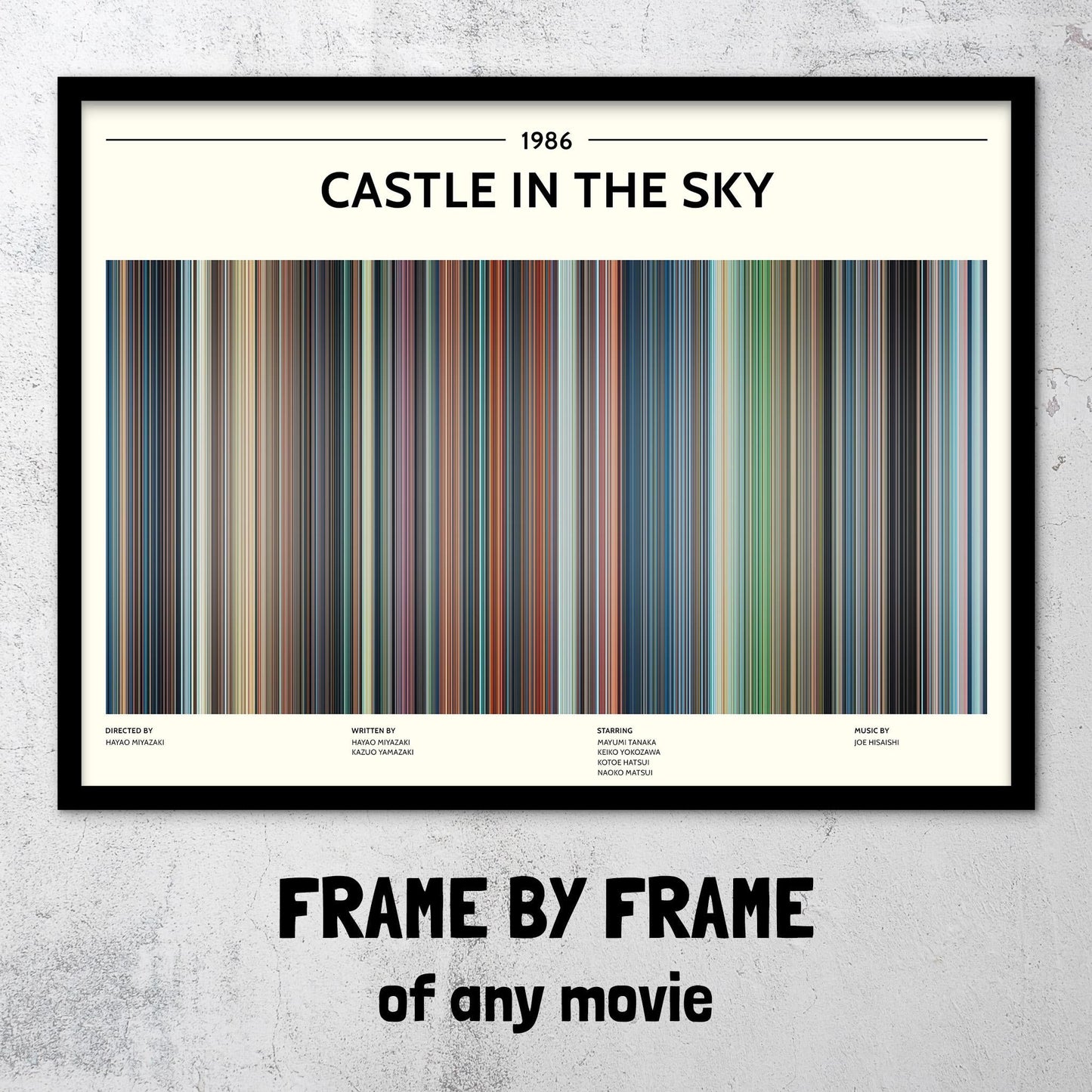 Castle in the Sky (1986) Barcode Palette