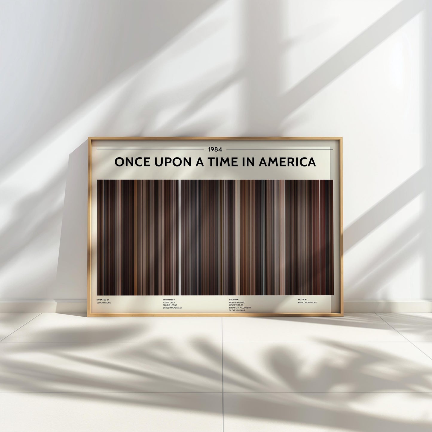 Once Upon a Time in America (1984) Barcode Palette