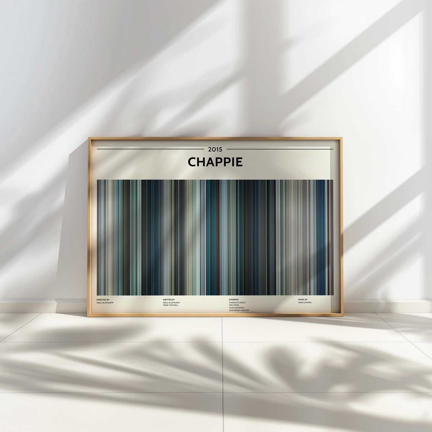 Chappie (2015) Barcode Palette