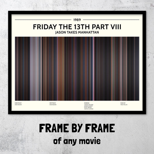 Friday the 13th Part VIII: Jason Takes Manhattan (1989) Barcode Palette