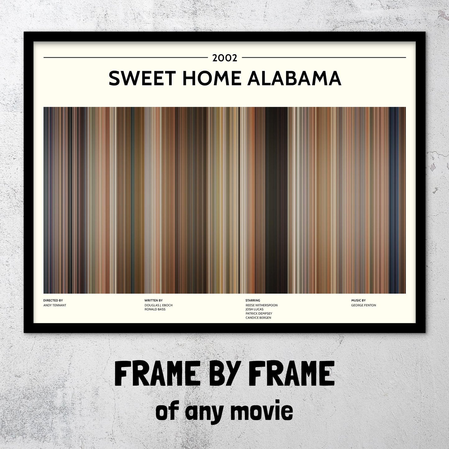 Sweet Home Alabama (2002) Barcode Palette