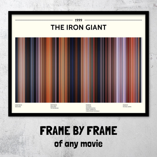 The Iron Giant (1999) Barcode Palette