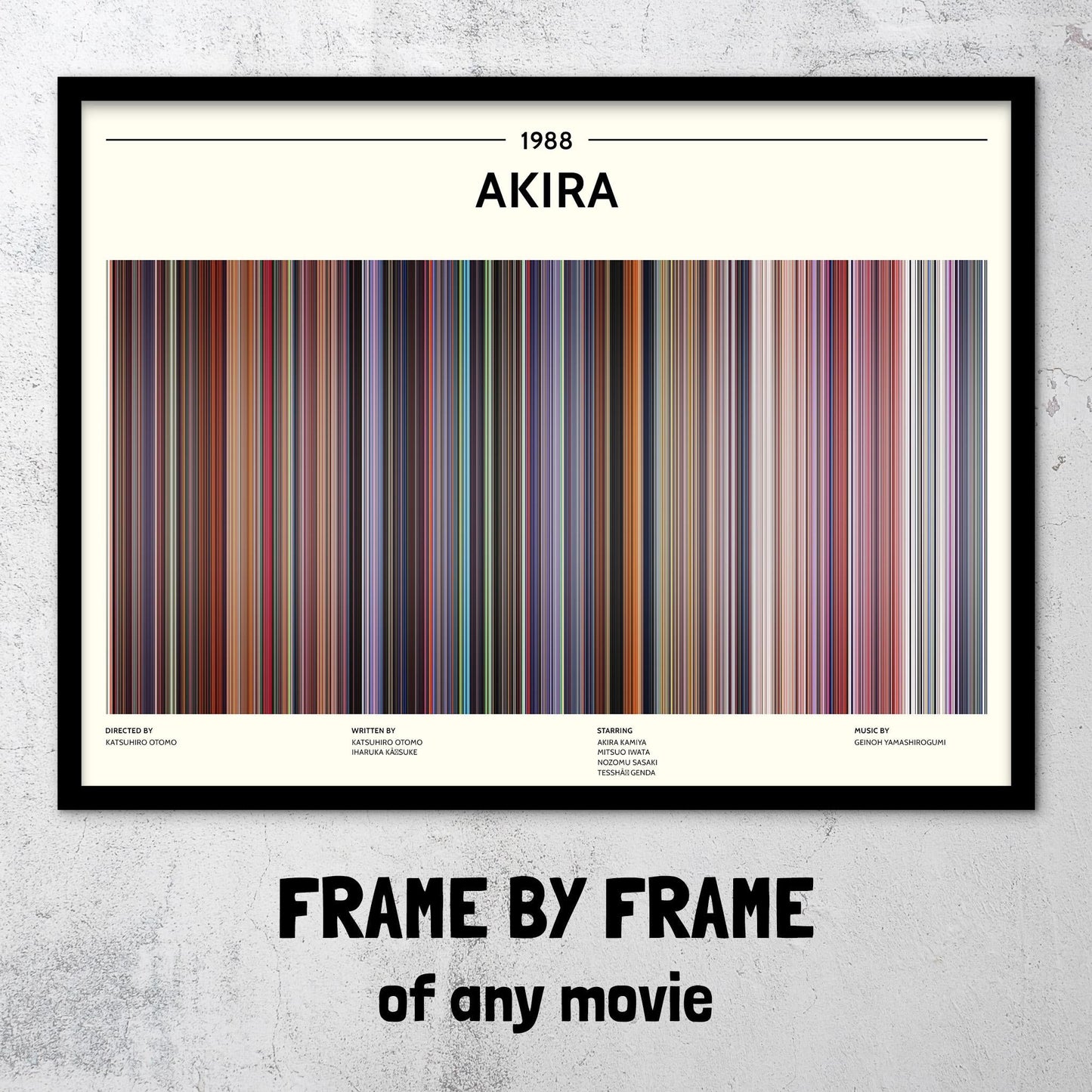 Akira (1988) Barcode Palette